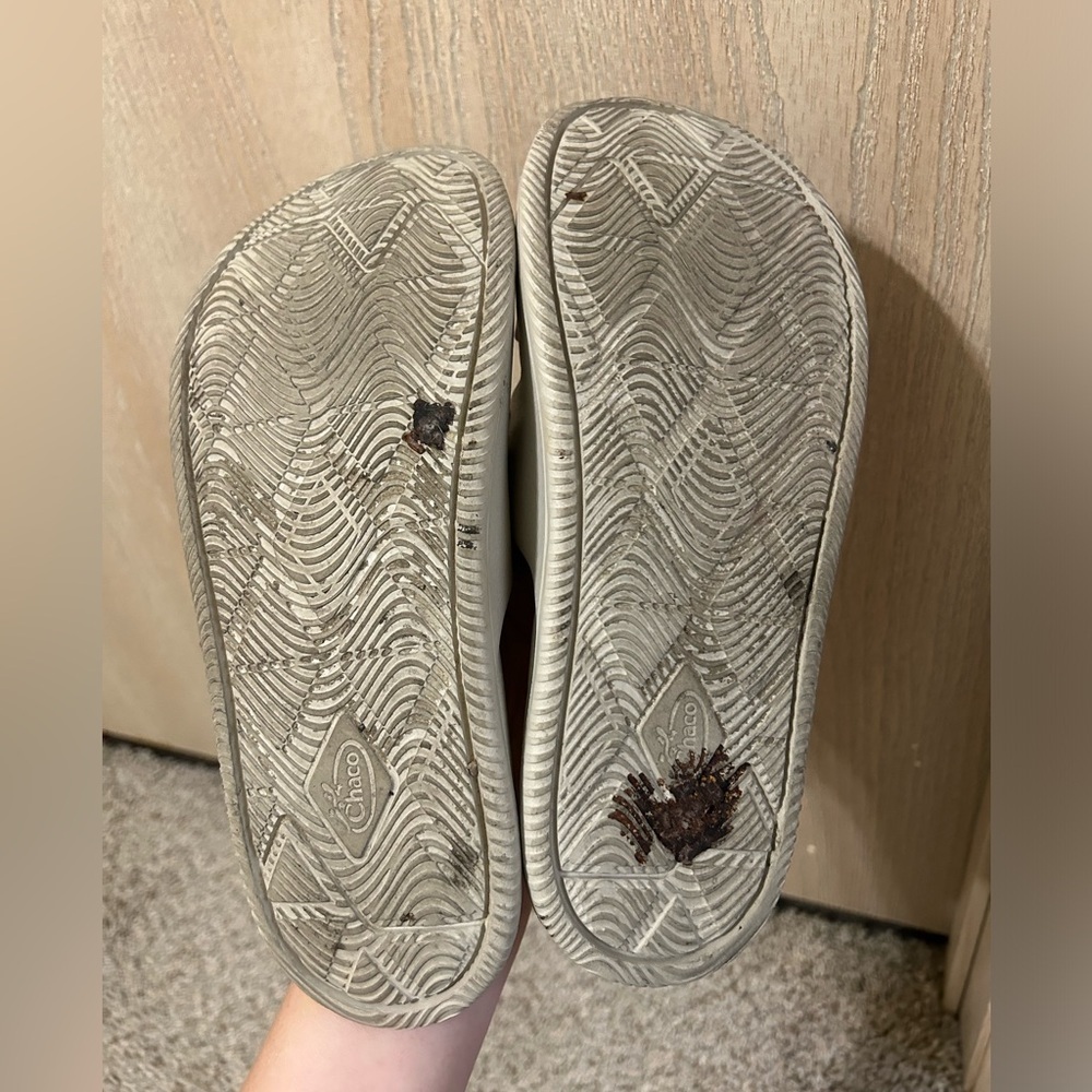Chaco Chillos Slide Women's Light Tie Dye Pastel Gray Size 8 Outdoor Beach Strap - Picture 9 of 9